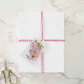 Boho Baby In Bloom Baby Borrel Cadeaulabel (Met Touw)