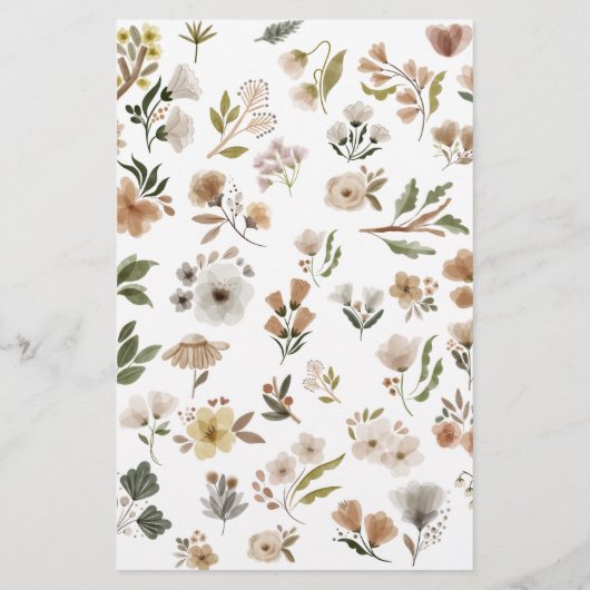 Boho Baby in Bloom Baby shower Ouderlijk advies Flyer (Achterkant)