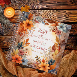 Boho Baby in Bloom Herfst Bloemendouche Gastboek Notitieboek