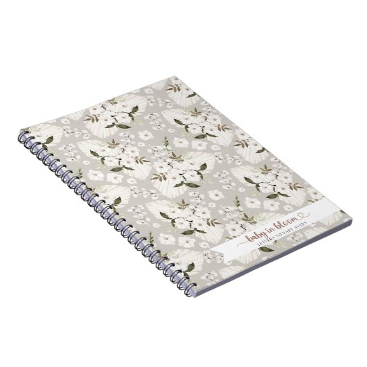 Boho Baby in Bloom Letters to Baby Journal Noteboo Notitieboek (Rechterzijde)