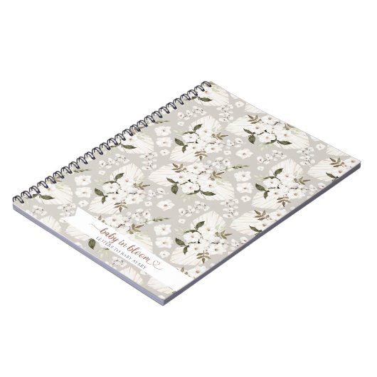 Boho Baby in Bloom Letters to Baby Journal Noteboo Notitieboek (Linkerzijde)