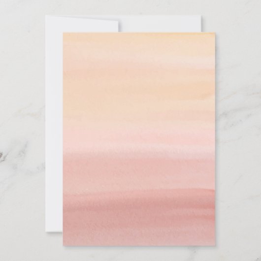 Boho Baby in Bloom Pampas Douche Uitnodiging (Achterkant)