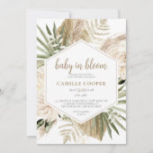 Boho Baby in Bloom Pampas Grass Kaart (Voorkant)