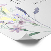 Boho Baby in bloom - Raad eens hoeveel wilde bloem Poster (Hoek)