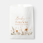 Boho Baby in Bloom Wildflower Baby shower Bedankzakje (Voorkant)