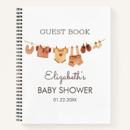 Boho Baby Kleding Baby shower Gastenboek Notitieboek