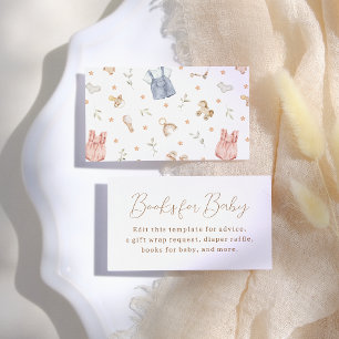Boho Baby Kleding Baby shower Informatiekaartje