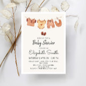 Boho Baby Kleding Baby shower Kaart