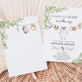 Boho Baby Kleding Baby shower Kaart