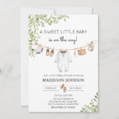 Boho Baby Kleding Baby shower Kaart (Voorkant)