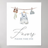 Boho Baby Kleding Jongen Baby shower Favorieten Te Poster (Voorkant)