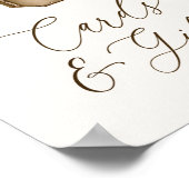 Boho Baby Kleding Jongen Baby shower Kaarten en ge Poster (Hoek)