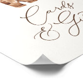 Boho Baby Kleding Jongen Baby shower Kaarten en ge Poster (Hoek)