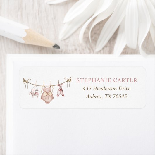 Boho Baby Kleding Jongen Baby shower Retouradres Etiket (Insitu)