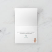 BOHO Baby Kleding Jongen Bedankkaart (Binnen)