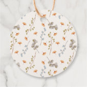 Boho baby kleding lief baby boy baby shower bedankjes labels (Achterkant)