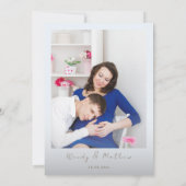 Boho baby kleding lief baby boy baby shower kaart (Achterkant)