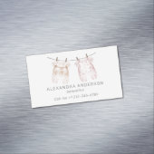 Boho Baby Kleding Waterverf Babysitter Magnetisch Visitekaartje (Voorbeeld)