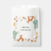 Boho Baby Meisje Kleding Baby shower Bedankzakje (Voorkant)