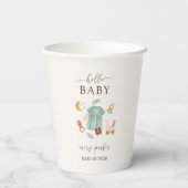 Boho Baby Meisje Kleding Baby shower Papieren Bekers (Achterkant)