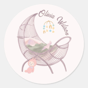 Boho Baby Meisje Shower Enveloppe Zegel