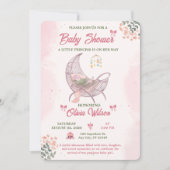 Boho Baby Meisje Shower Uitnodiging Template (Voorkant)