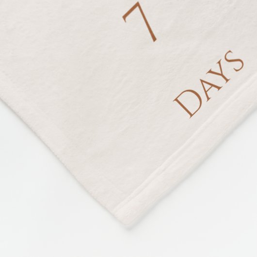 Boho Baby Milestone Woodland Dierenkrans Fleece Deken (Hoek)