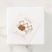 Boho Baby Neutral Shower Bedankjes Labels (In situ)