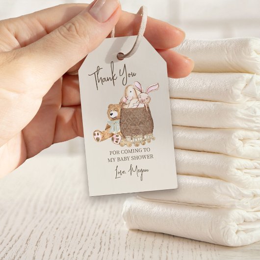 Boho Baby Nursery Thema Bedankt Cadeaulabel