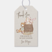 Boho Baby Nursery Thema Bedankt Cadeaulabel (Voorkant)