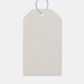 Boho Baby Nursery Thema Bedankt Cadeaulabel (Achterkant)