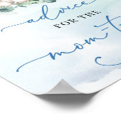 Boho Baby olifant script Advies voor de aanstaande Poster (Hoek)