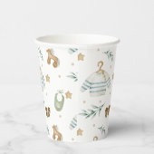 Boho  Baby Pattern Papieren Bekers (Rechts)