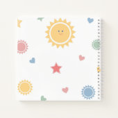Boho Baby Rainbow Baby shower Guest Book Notitieboek (Achterkant)