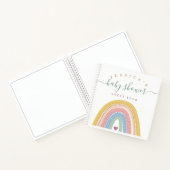Boho Baby Rainbow Baby shower Guest Book Notitieboek (Binnen)