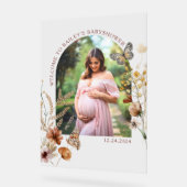 Boho baby shower acryl teken bord (Hoek)