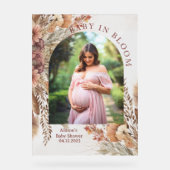 Boho baby shower acryl teken bord (Voorkant)