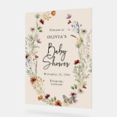 Boho Baby Shower Acrylschild Acryl Bord (Hoek)