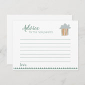 Boho Baby shower - Advieskaart Briefkaart (Voorkant / Achterkant)