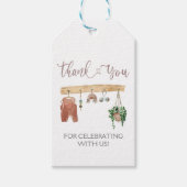 BOHO BABY SHOWER, BABY SHOWER, OH BABY UITNODIGING CADEAULABEL (Voorkant)