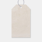 Boho Baby Shower Bedankt Cadeaulabel (Achterkant)
