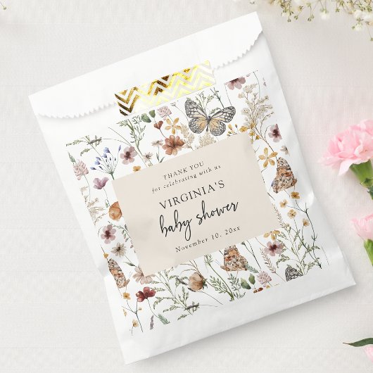 Boho Baby Shower Bedankzakje