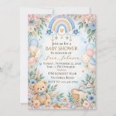 Boho Baby Shower Bewerkbare Uitnodiging  (Voorkant)