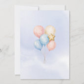 Boho Baby Shower Bewerkbare Uitnodiging  (Achterkant)