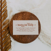 Boho Baby shower boeken voor Baby Informatiekaartje
