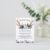 Boho Baby shower Books for Baby Insert Card Informatiekaartje (Staand voorkant)