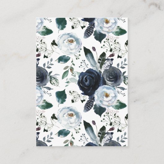 Boho Baby shower Books for Baby Insert Card Informatiekaartje (Achterkant)