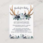 Boho Baby shower Books for Baby Insert Card Informatiekaartje (Voorkant)