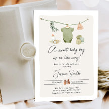 Boho Baby shower Boy Op de Weg Kleding Rustiek