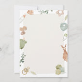 Boho Baby shower Boy Op de Weg Kleding Rustiek Kaart (Achterkant)